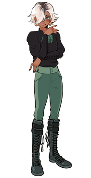 Flat Color Human Bust