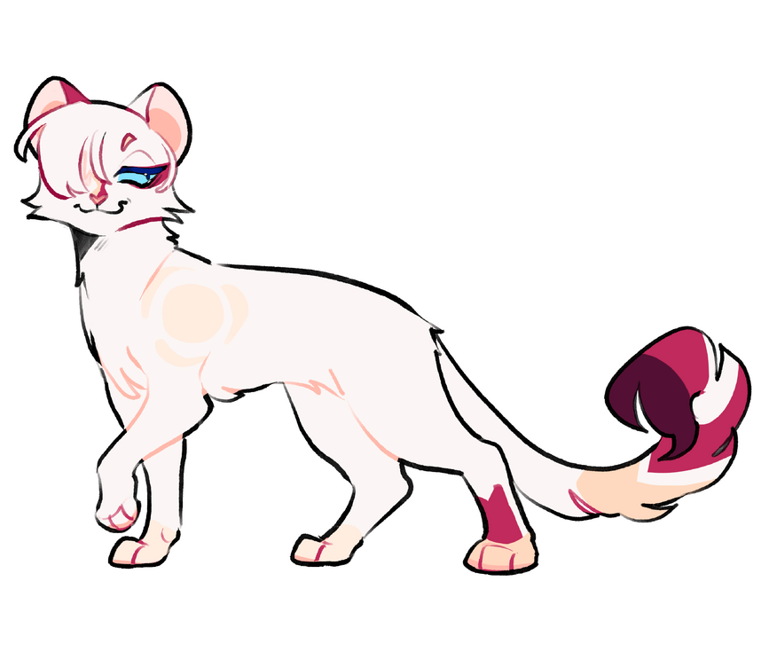 Flat Color Cat Fullbody