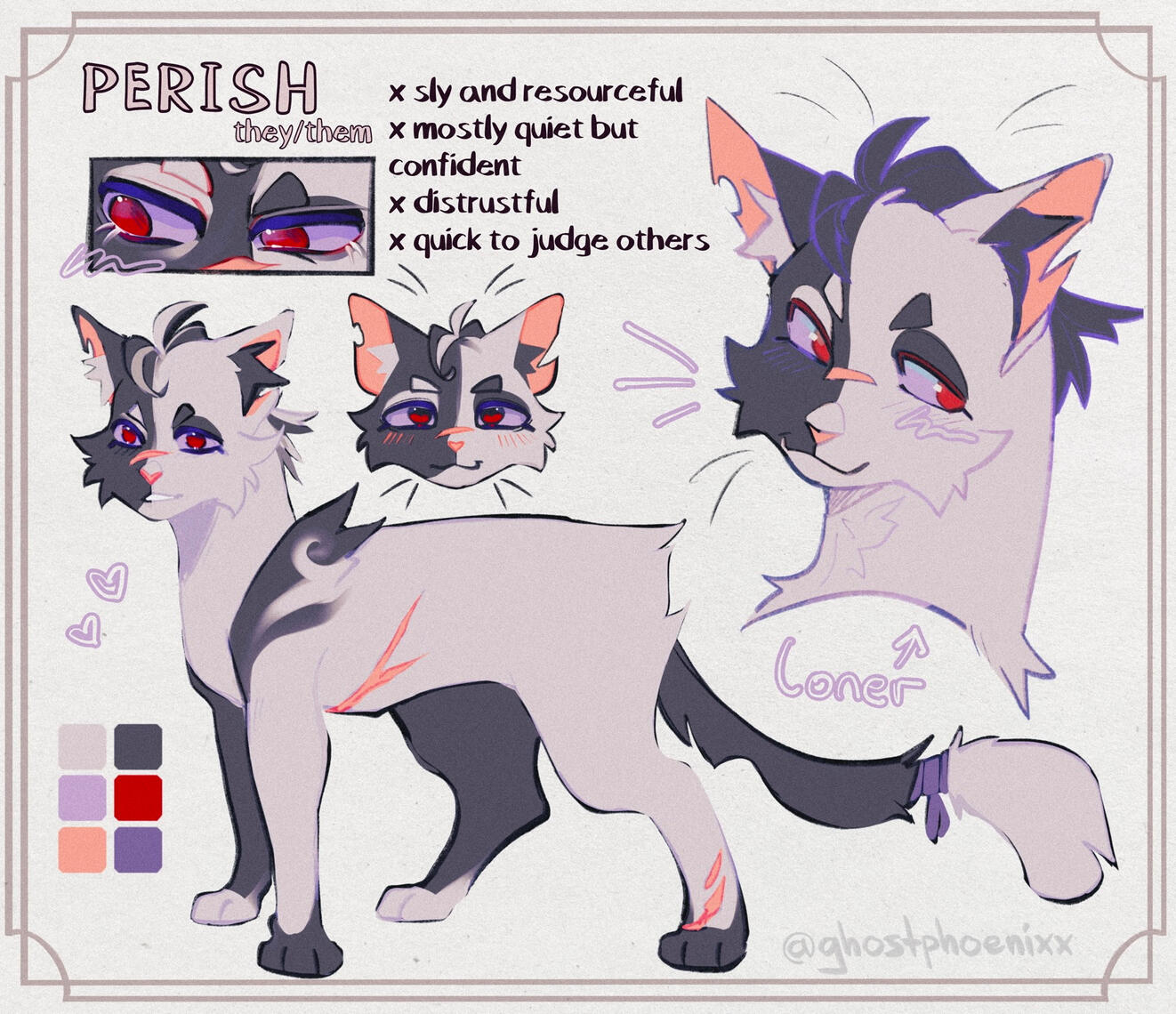 Cat Full Ref Sheet