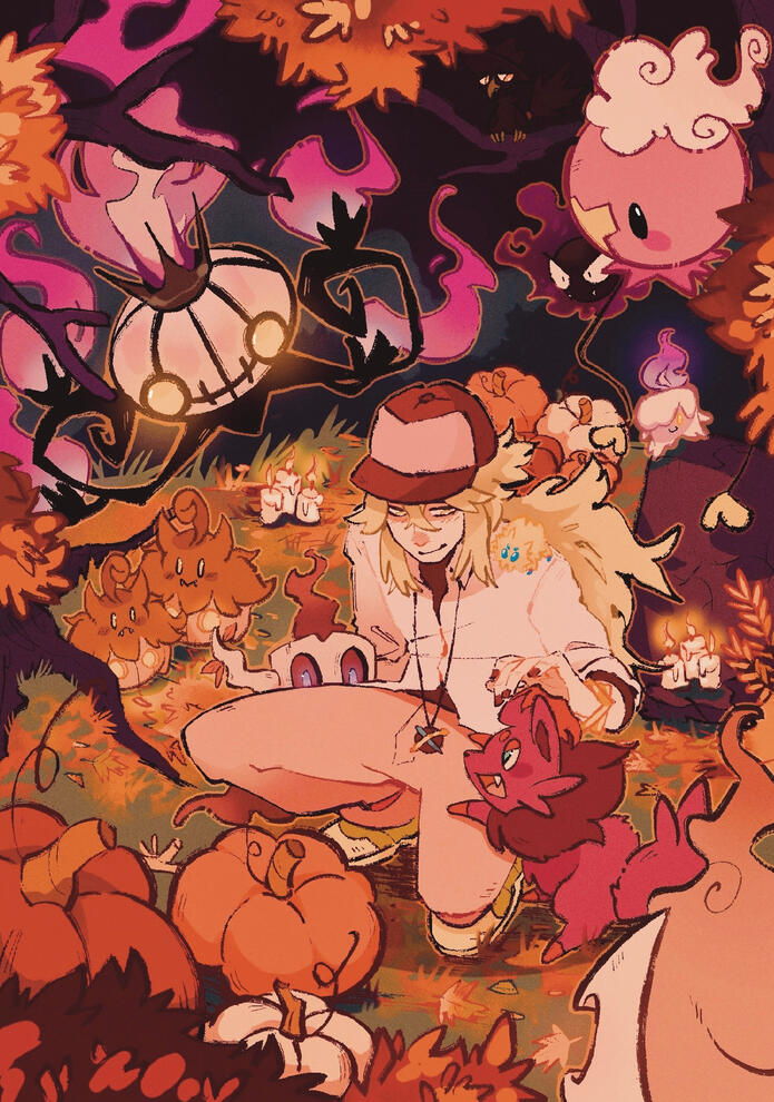 N Autumn Print
